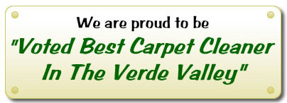 Voted Best Carpet Cleaner in the Verde Valley
